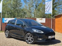 2018 Ford Fiesta 1.0 EcoBoost 125 ST-Line 5dr Black Manual HATCHBACK Petrol Manu