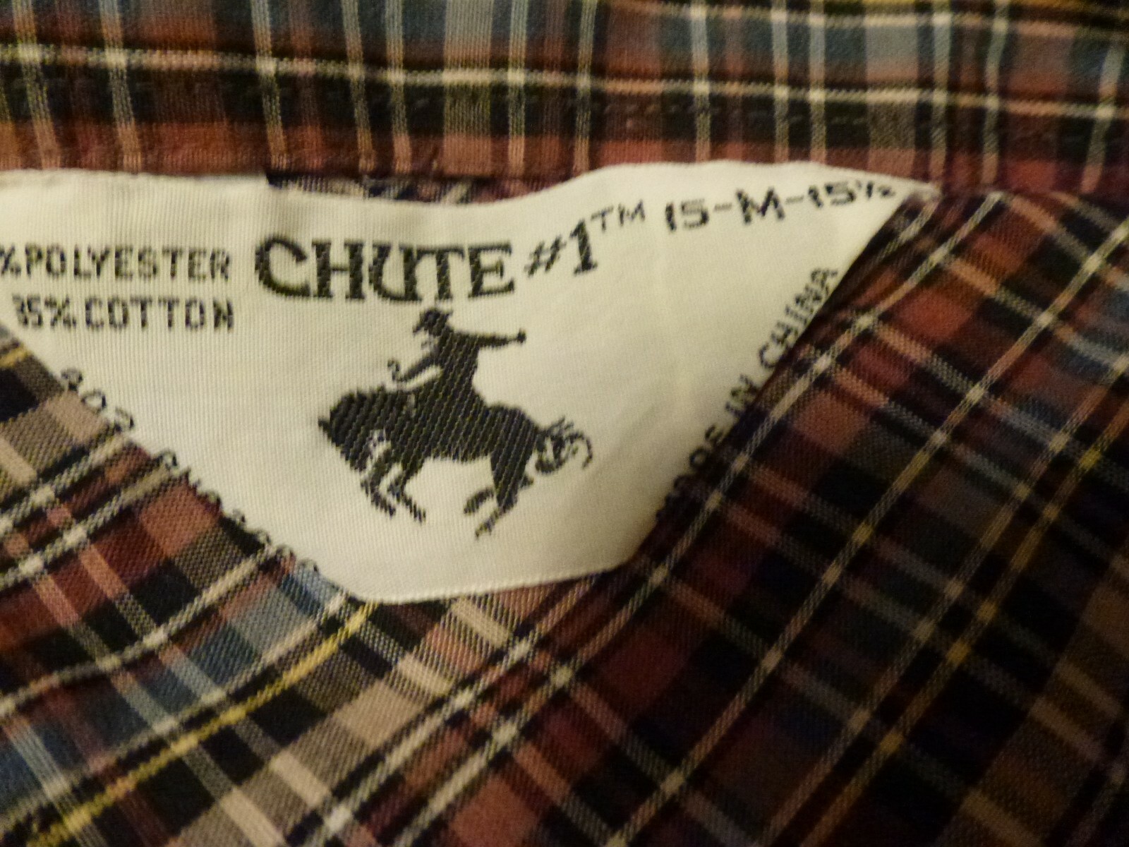 Chute #1 Vintage Pearl Snap (Medium) button shirt