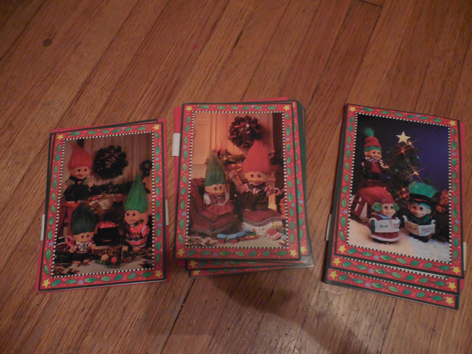 RUSS Troll-i-day Greetings Troll Christmas Cards 23 cards with envelopes