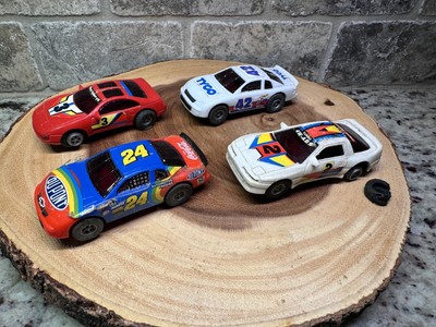 4 Vintage Tyco Slot Cars 1996 Turbo, Nascar Gordon etc