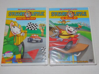 Lot of TWO DVD Stuart Little All Revved Up AND Going For The Gold