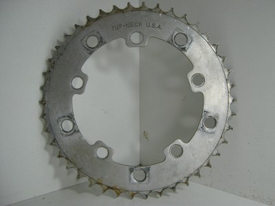 Rocket Alloy Ramped Chainring 130mm 5 Bolt 54t Black//silver for sale online
