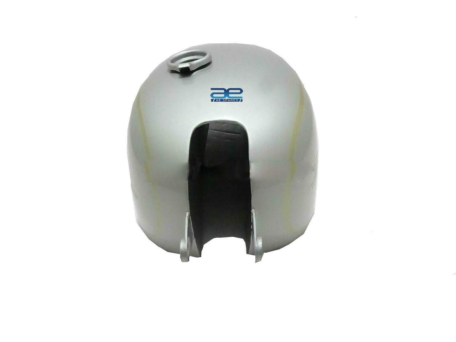 Petrol Fuel Tank Silver Painted With Golden Lining for Velocette Thruxton 