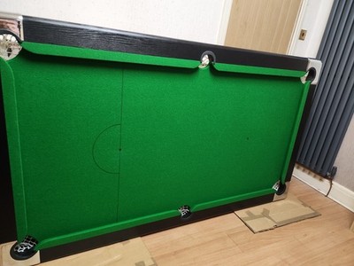 Deluxe Foldaway Pool Table 7ft x 4ft with cues, stand and balls