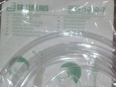 NEW Salter Labs Adult Nasal Cannula - Ref #1600-7 - 7' Supply Tube