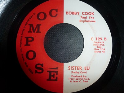 Bobby Cook & the explosions ''ON the Way'' funky instrumentals northern soul 45 7''
