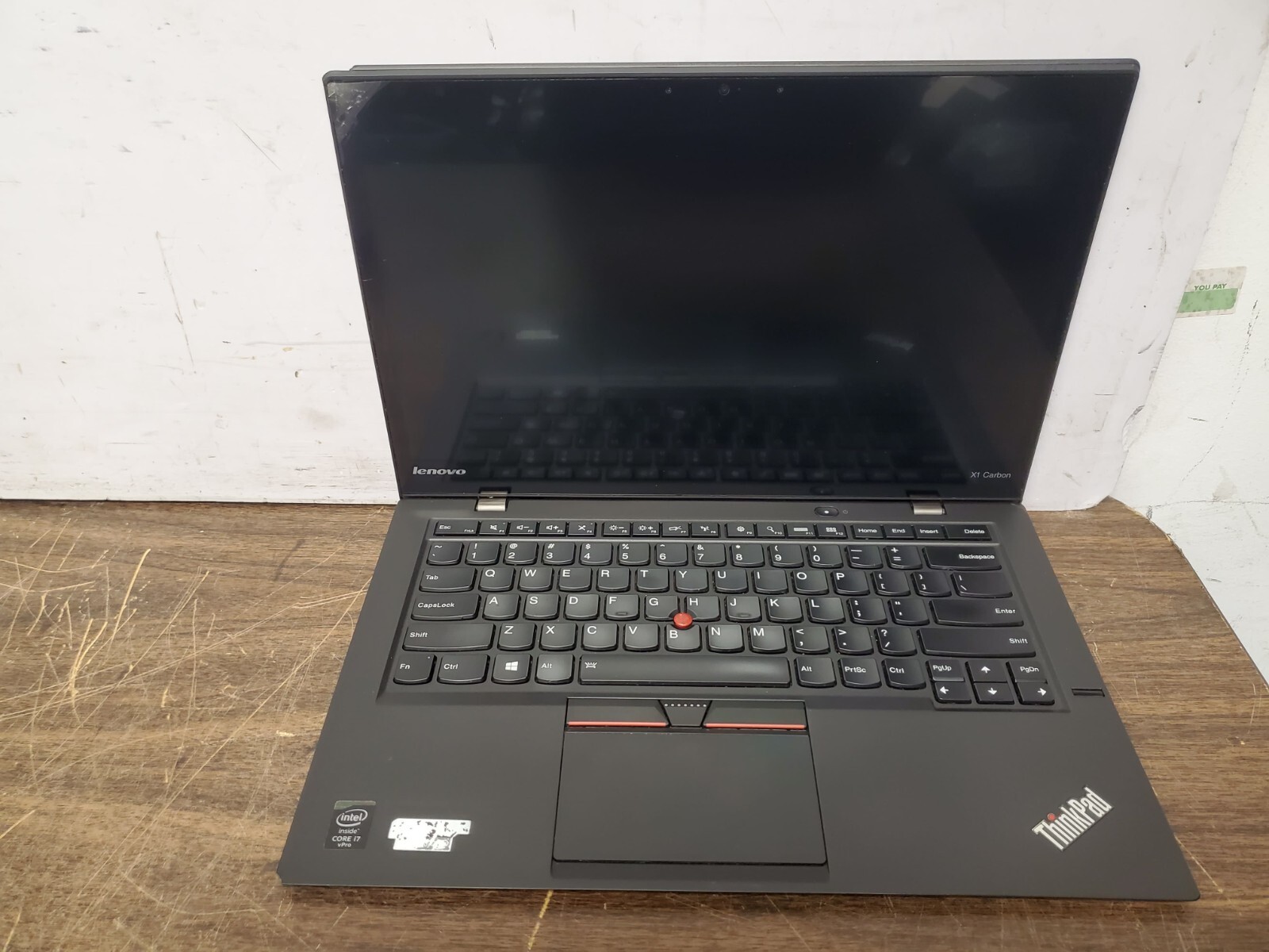 Lenovo ThinkPad X1 Carbon Core i7 vPro CPU NO RAM NO HDD 14 Lenovo ThinkPad X1 Carbon Core i7 vPro CPU NO RAM NO HDD 14