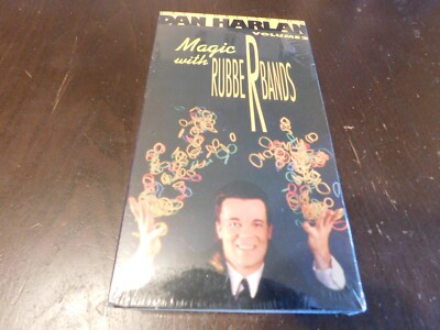 Dan Harlan Magic With Rubber Bands Volume 2 L&L Magic / Magician VHS 1995