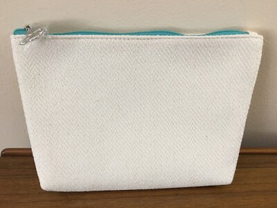 Sisley Paris Ivory fabric Cosmetic Bag NEW