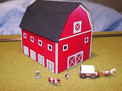 N Scale Barn Kit