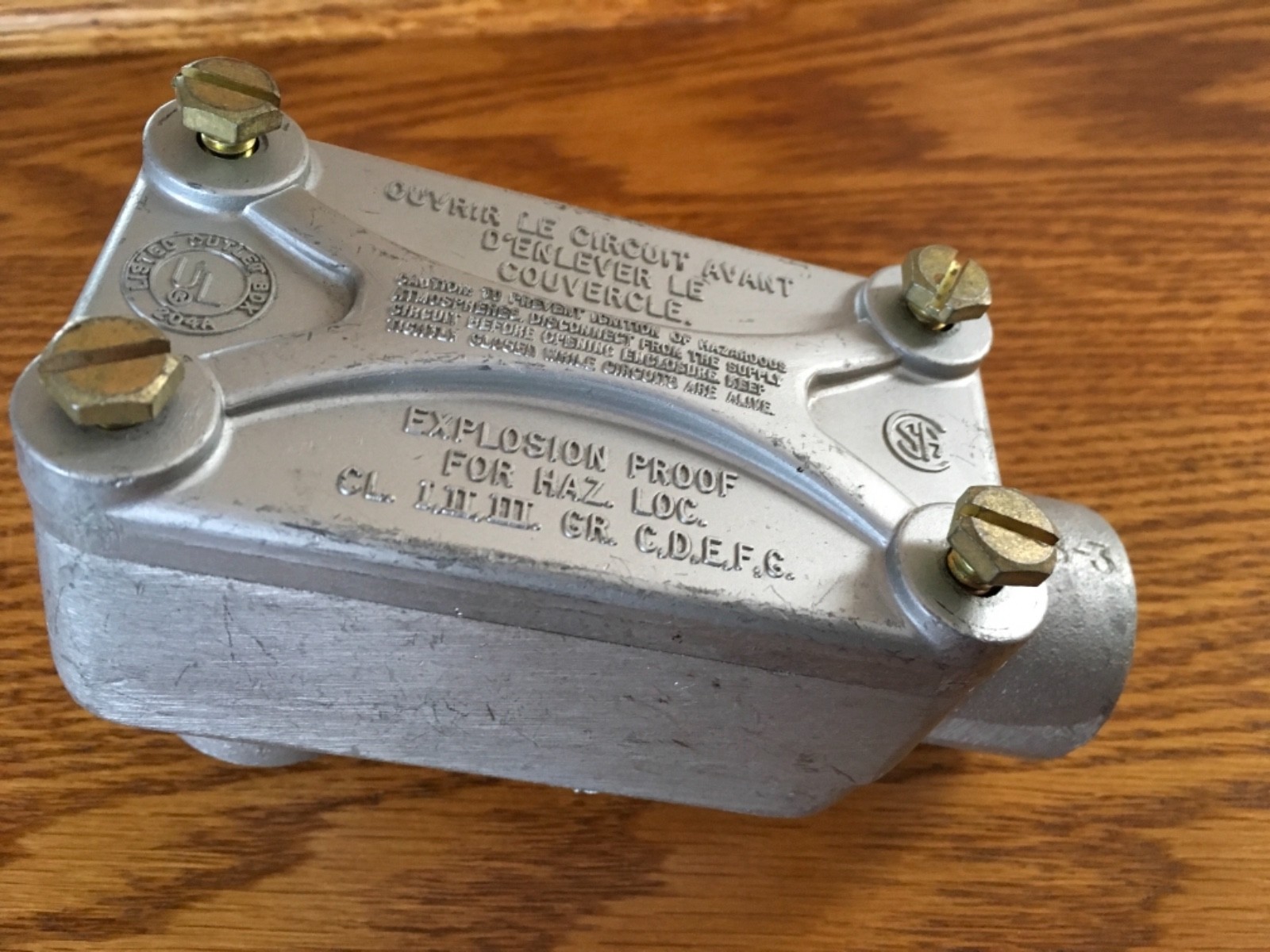 Xlb-3 LB 1” Explotion proof haz loc. For 1” conduit.