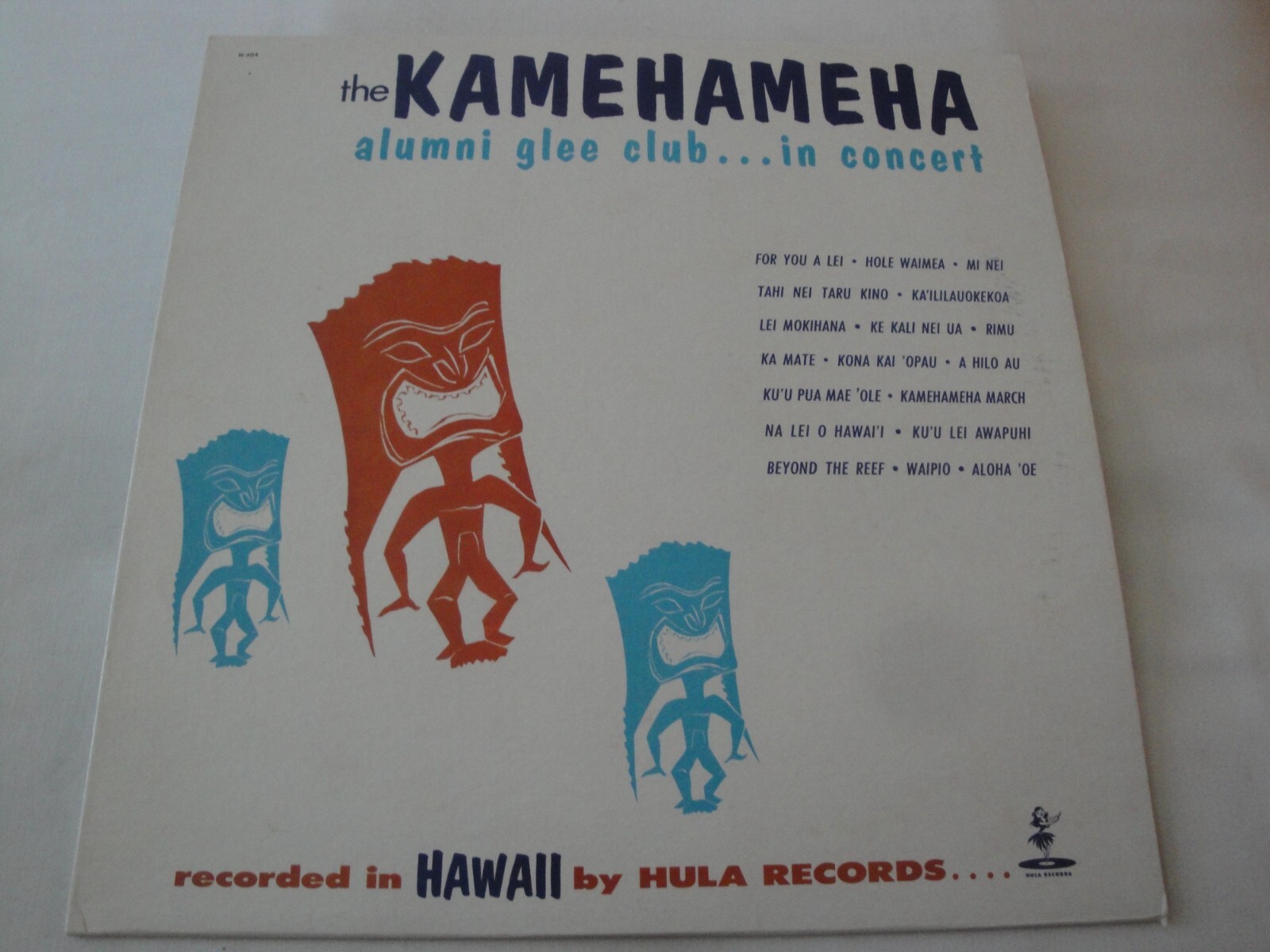 The Kamehameha Alumni Glee ClubIn Concert VINYL LP ALBUM The Kamehameha Alumni Glee ClubIn Concert VINYL LP ALBUM