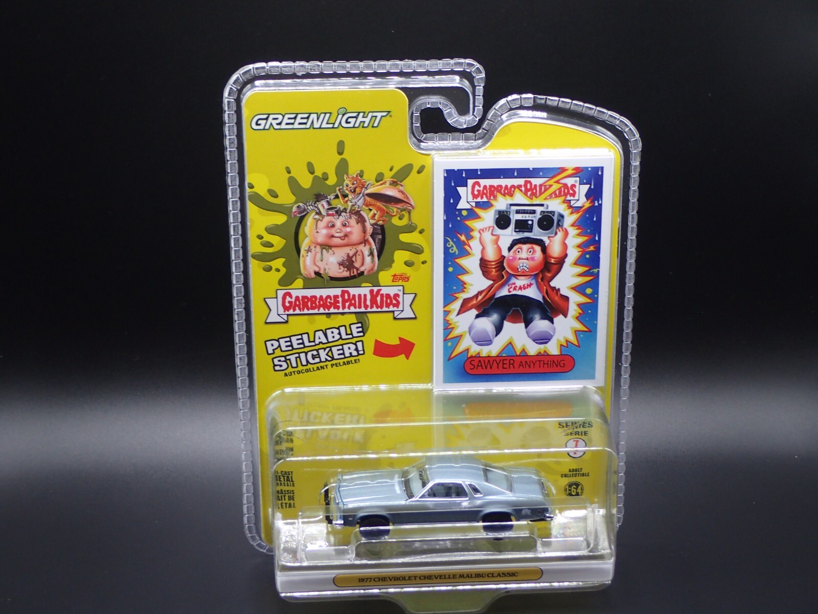 GreenLight Garbage Pail Kids グリーンライトミニカー 2025 GREENLIGHT 1977 CHEVROLET CHEVELLE MALIBU GARBAGE PAIL