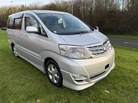 2006 Silver TOYOTA ALPHARD, AS, 2.4ltr, 52k miles,  seater, Twin sunroofs