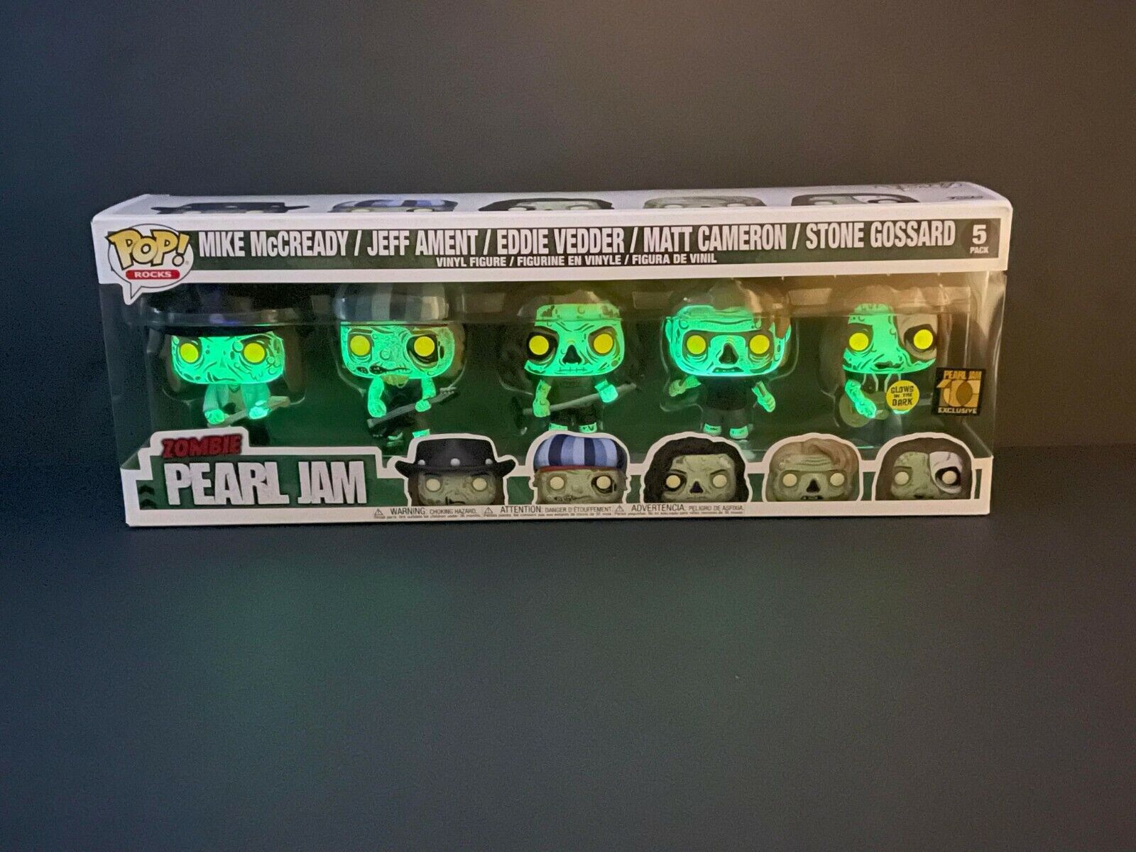 FUNKO POP! Rocks Zombie Pearl Jam GITD 5-Pack Exclusive Ten Club L.E 4200 | eBay FUNKO POP! Rocks Zombie Pearl Jam GITD 5-Pack Exclusive Ten Club L.E 4200 | eBay