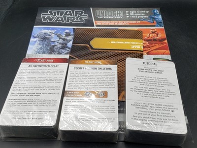 Star Wars Unlock! The Escape Game; Only Cards, Map And Instructions