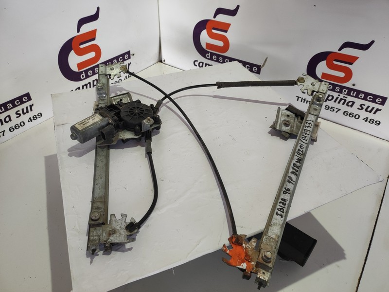 Leve Glace Avant Droit / Electrico 2 Cables / 147933 Pour Seat Ibiza 6k 1.9 Sd