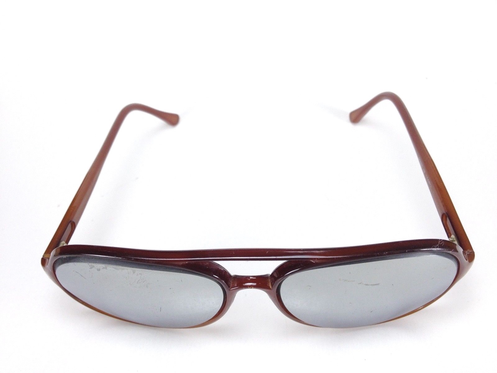 Bucci Vintage Aviator Prescription Sunglasses Brown France B2