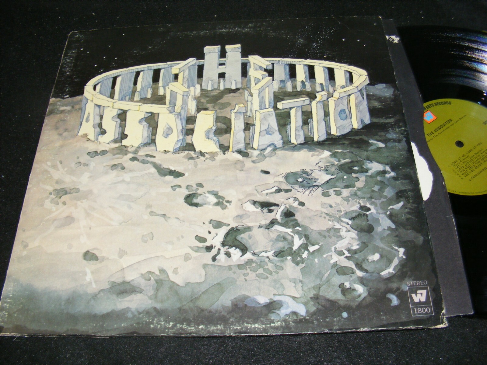 洋書 Le Tourneau Archive /Legend THE ASSOCIATION Gatefold LP WARNER Olive W7 LABEL 1969