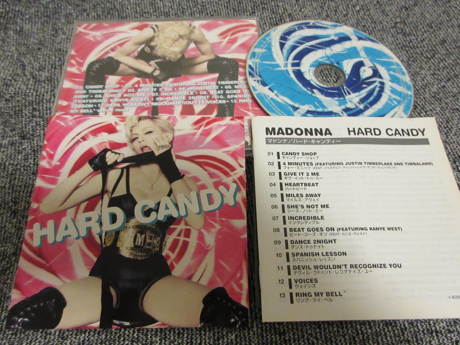 新品　マドンナ　Hard Candy　ロシア盤 オフィシャル 限定 ゴールドCD 新品マドンナHard Candyロシア盤 オフィシャル 限定 ゴールドCD