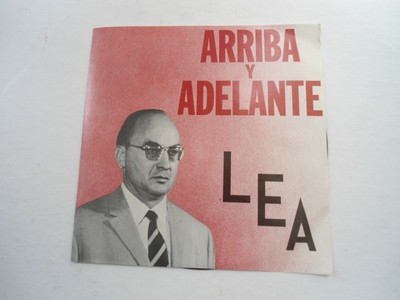 Arriva Y Adelante Lea Que Viva Echeverria Single 45 rpm Picture Sleeve