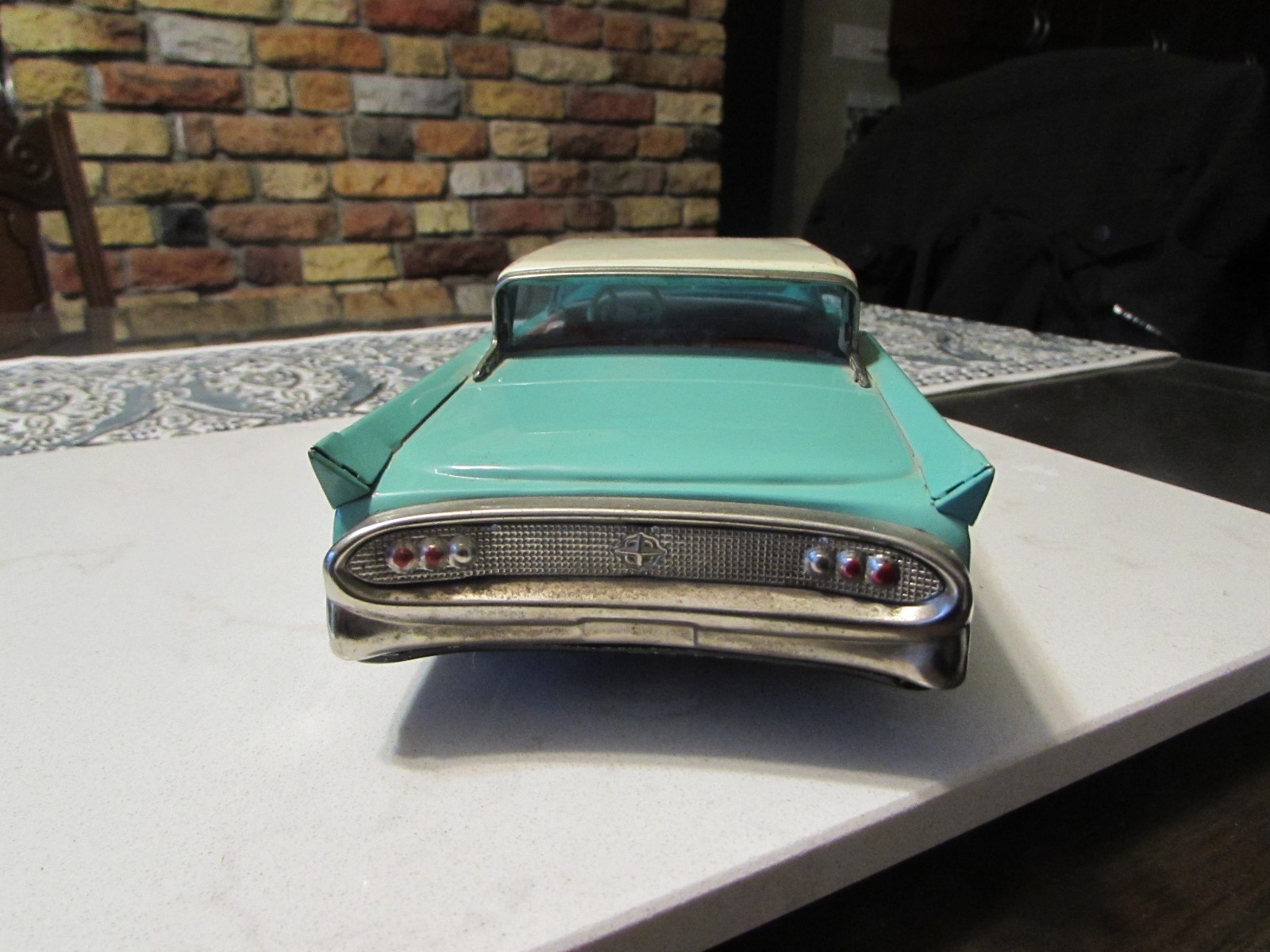 1960's Bandai Tinplate friction car Lincoln Continental sedan