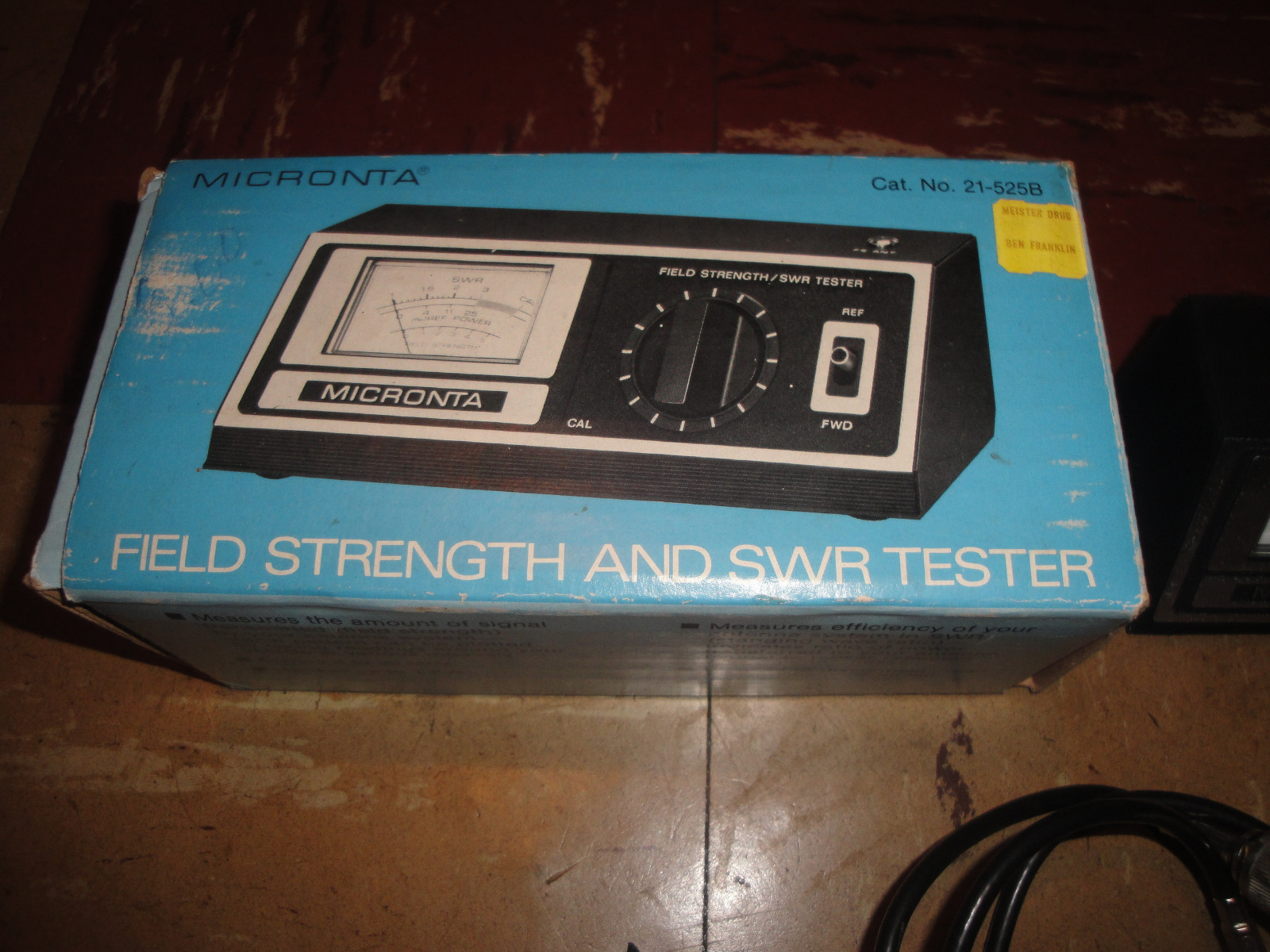 Micronta Field Strength SWR Tester  21-525B Radio Shack HAM with box LOOK!