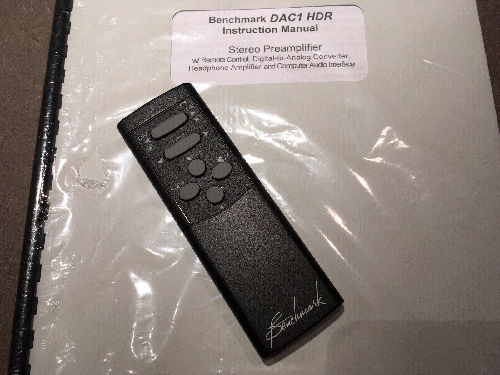 Benchmark DAC1 HDR Silver w/Remote