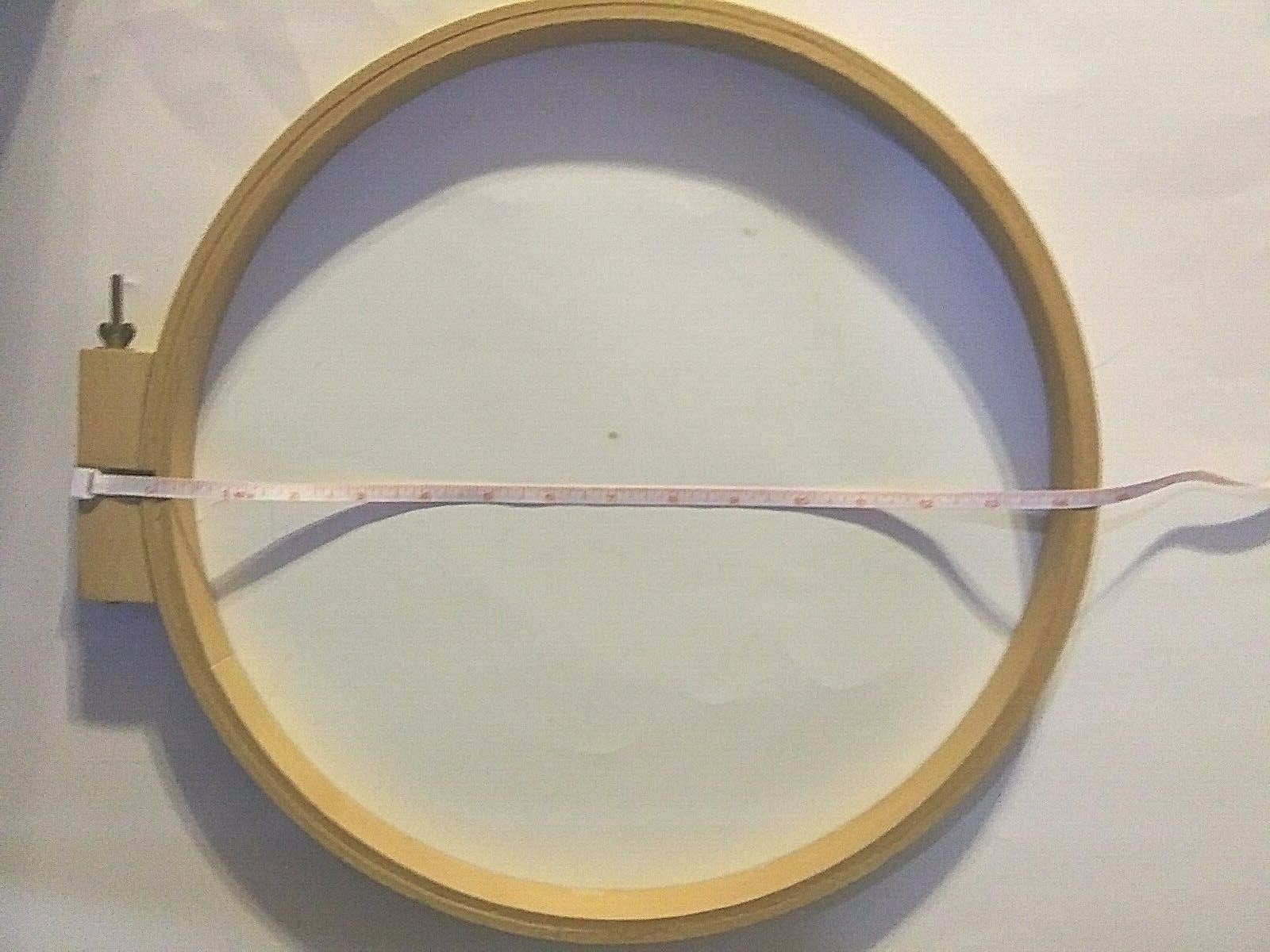 Vintage Embroidery Hoops Made of  Wood with Screws A Few Are Regular Hoop 18 In