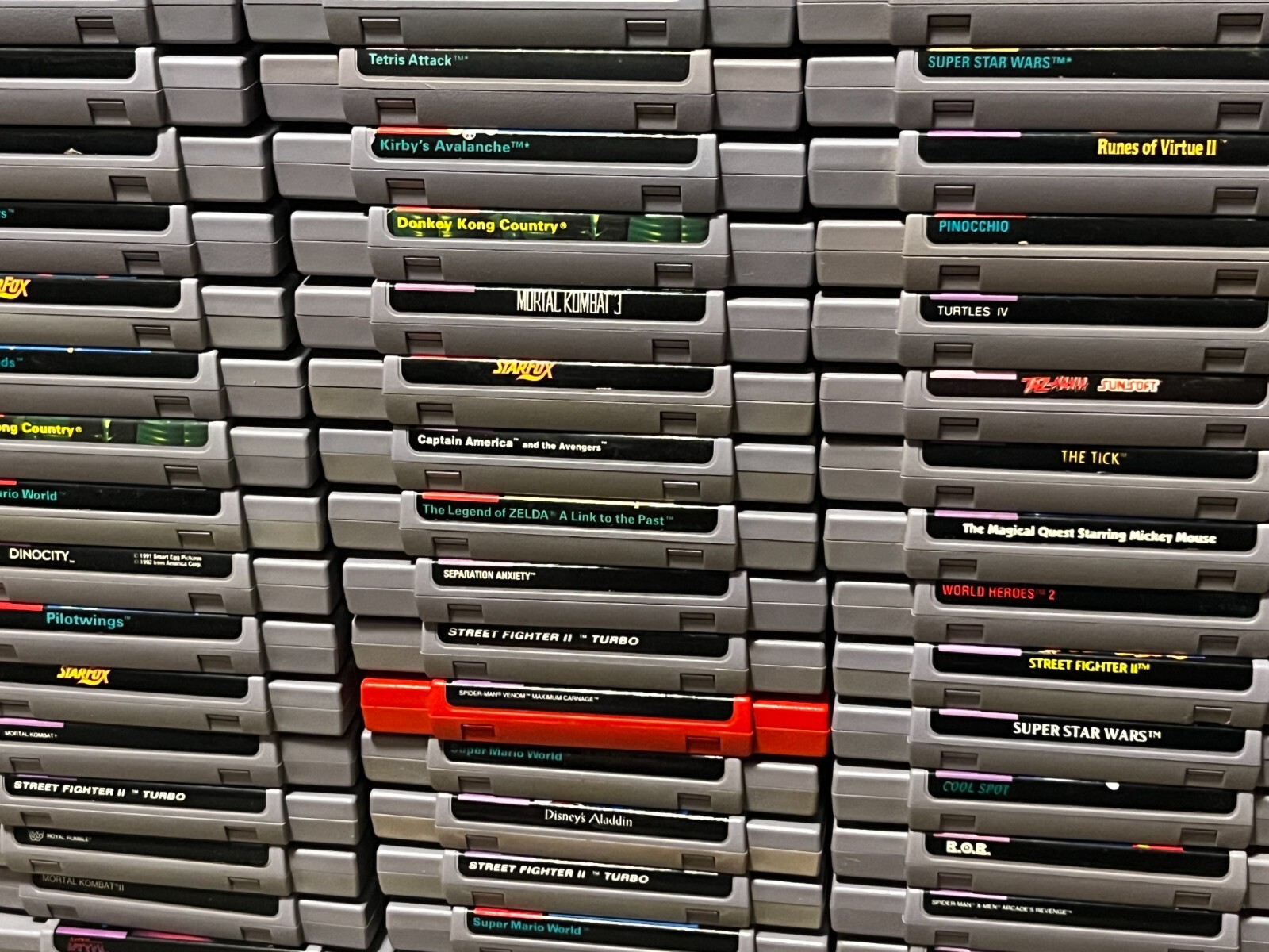 Super Nintendo Snes Original OEM Authentic *Pick Your Game* Cart Only Tested