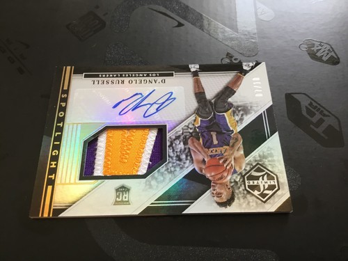 #/10 2015-16 Limited D'Angelo Russell RPA RC Prime SICK Patch AUTO Rookie NETS