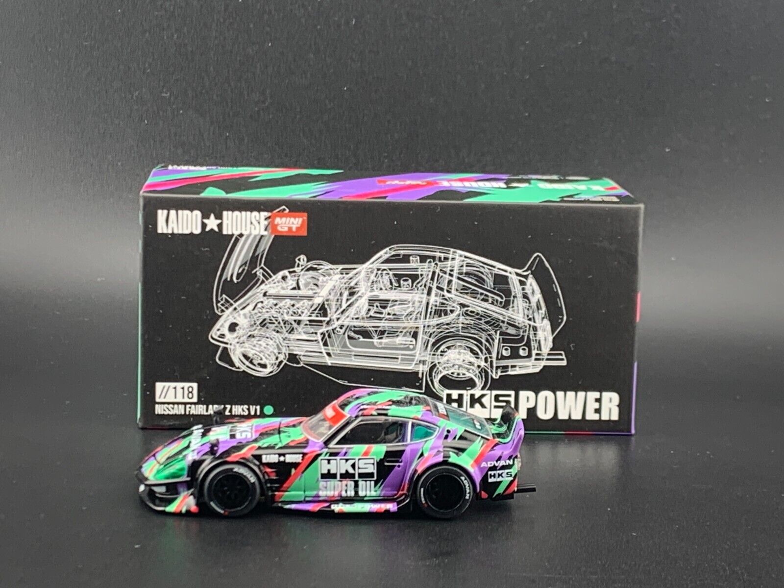Kaido House x Mini GT Nissan Fairlady Z HKS KHMG118 1/64 | eBay Kaido House x Mini GT Nissan Fairlady Z HKS KHMG118 1/64 | eBay