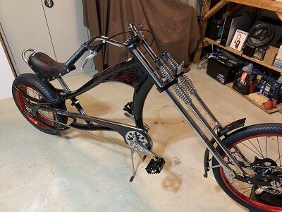 schwinn stingray orange county oc chopper 20 bicycle green rare 203940435017