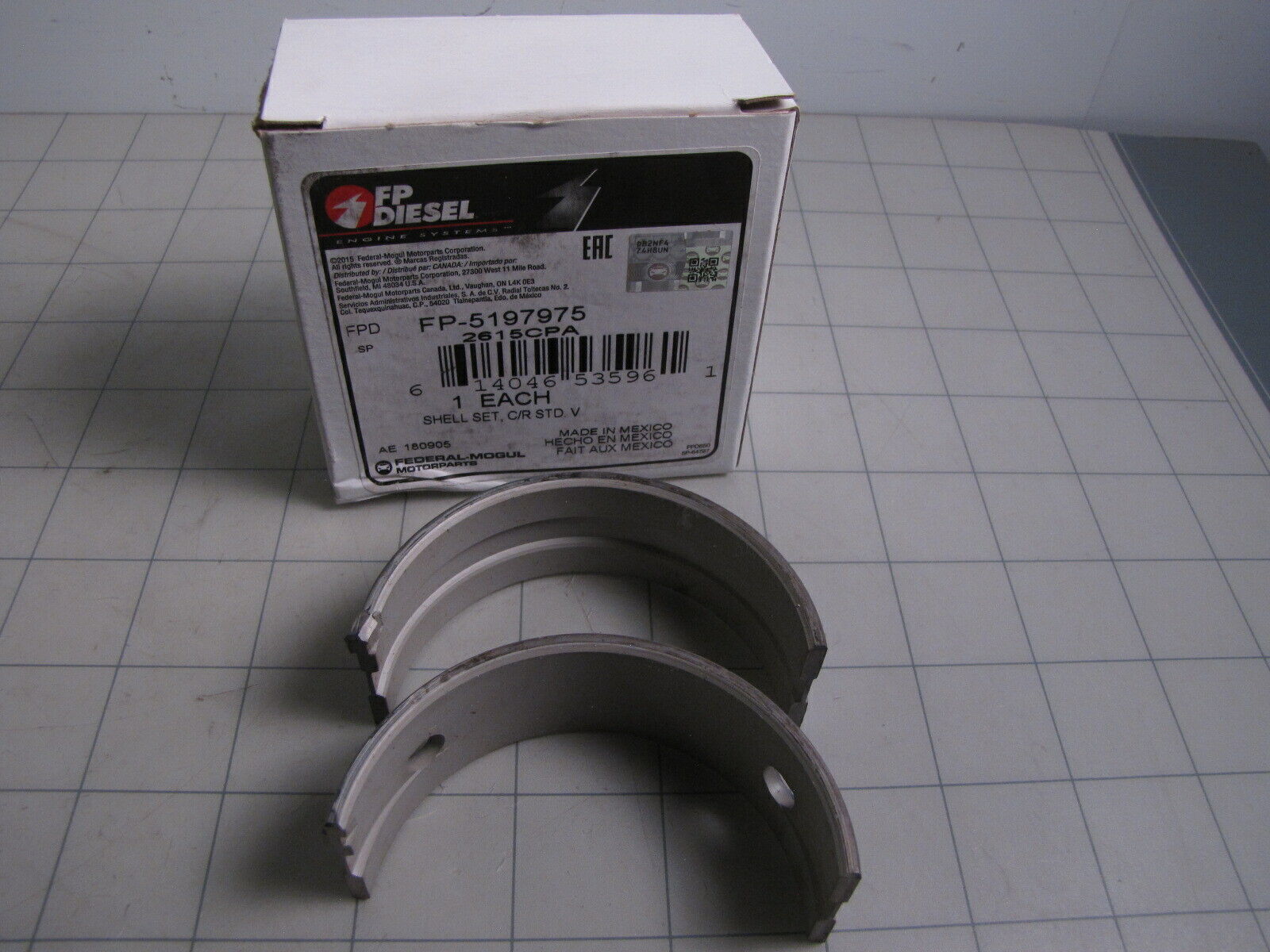 FP Diesel FP-5197975 Connecting Rod Bearing Std. Shell Set NEW FP Diesel FP-5197975 Connecting Rod Bearing Std. Shell Set NEW