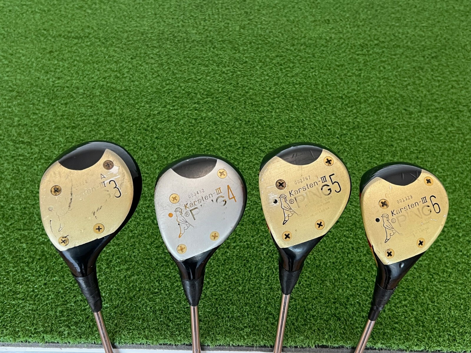 邦楽 CROSS ROAD 0.4.5 3rd ANNIVERSARY Ping Golf KARSTEN III Fairway Wood Set 3 4 5 6 Left Handed