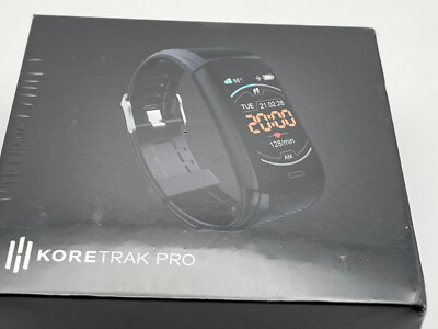 Koretrak Pro Smart Watch | Black | Multi-Sport & Health Tracking| New Sealed