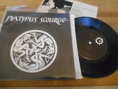 7" Punk Platypus Scourge - Same / Untitled (5 Song) SUNNEY SINDICUT / Insert