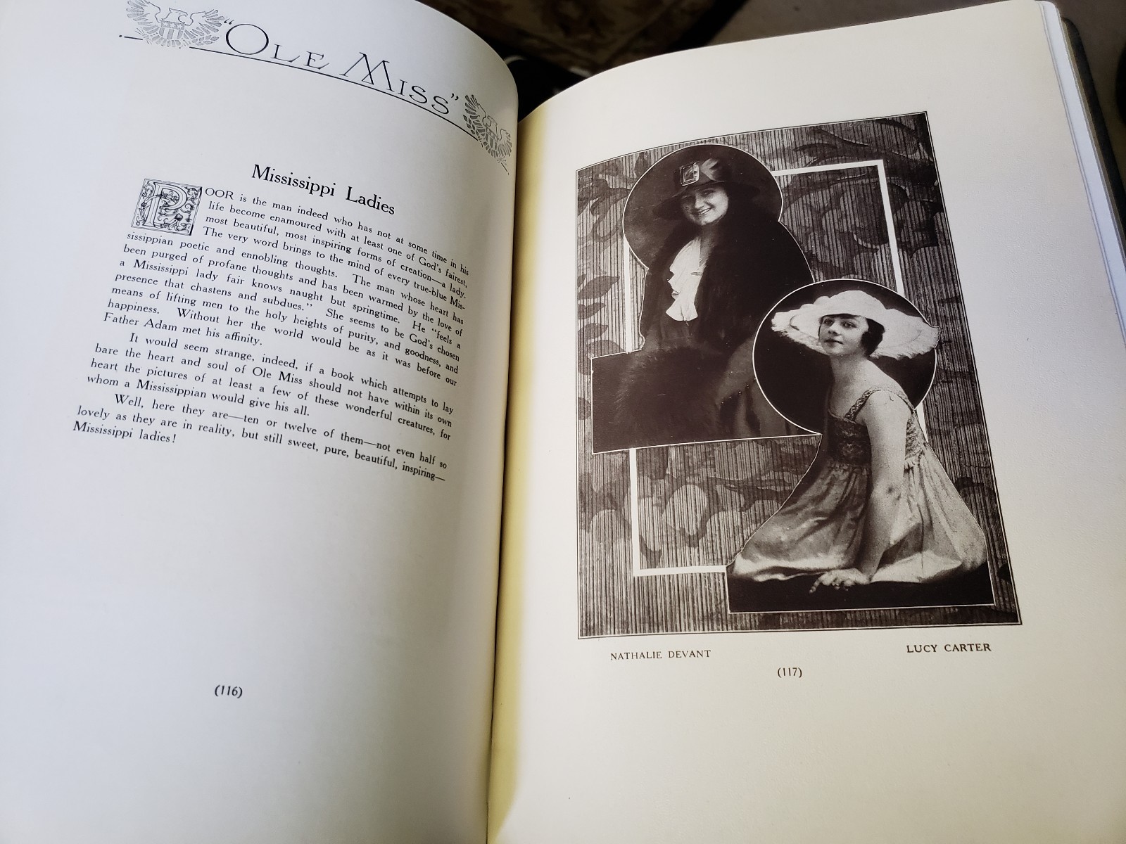 University of Mississippi Ole Miss 1918 Yearbook William Faulkner Illustrations