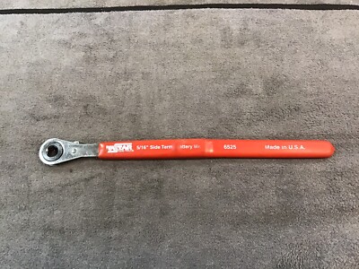KASTAR Tools 6525 Extra Long Ratcheting Side Terminal Battery Wrench