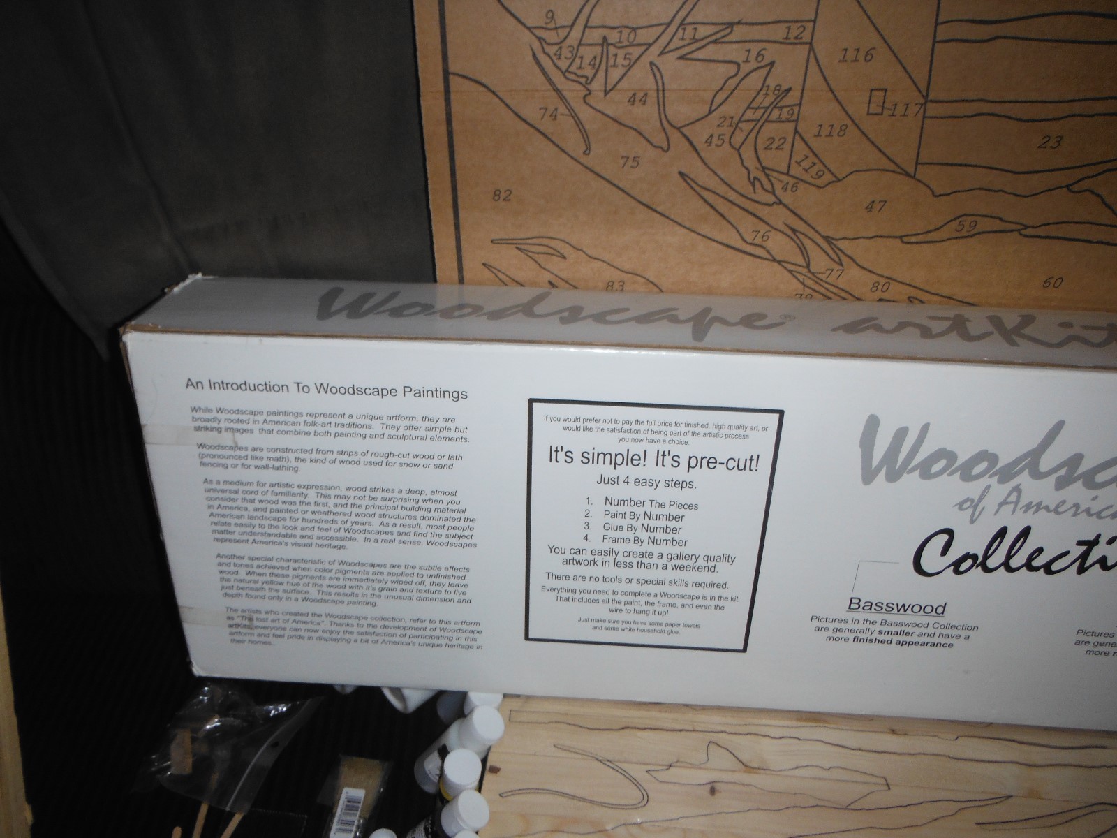 WOODSCAPE OF AMERICA COLLECTION-WOODSCAPE ART KIT-CAPE HATTERAS 25 X 33 COMPLETE