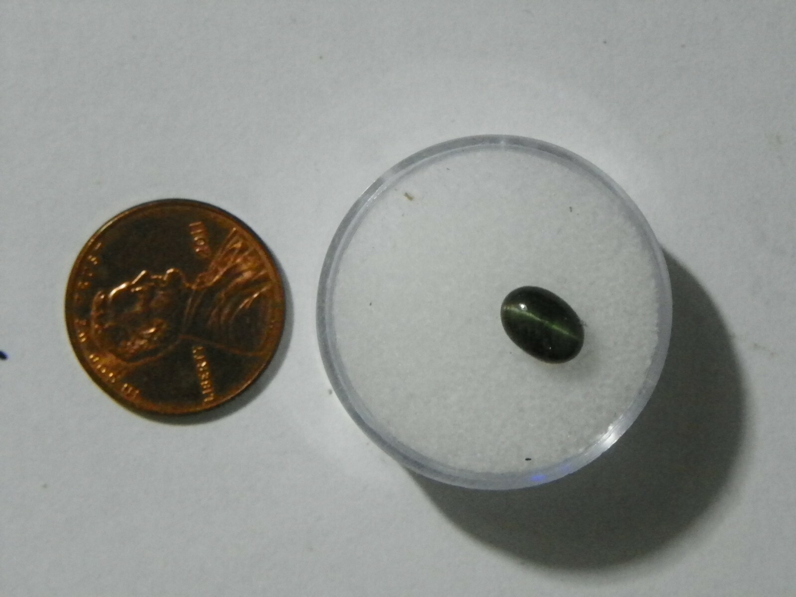 Tourmaline Cats Eye 1.23 Carats 5.46x7.68x3.42 MM Oval Cab
