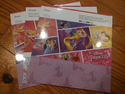 Cricut Disney Princess Deluxe Paper 3 Packs New