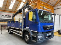MAN TGM 18.250 *EURO 6*, 4X2 18 TONNE BRICK GRAB 