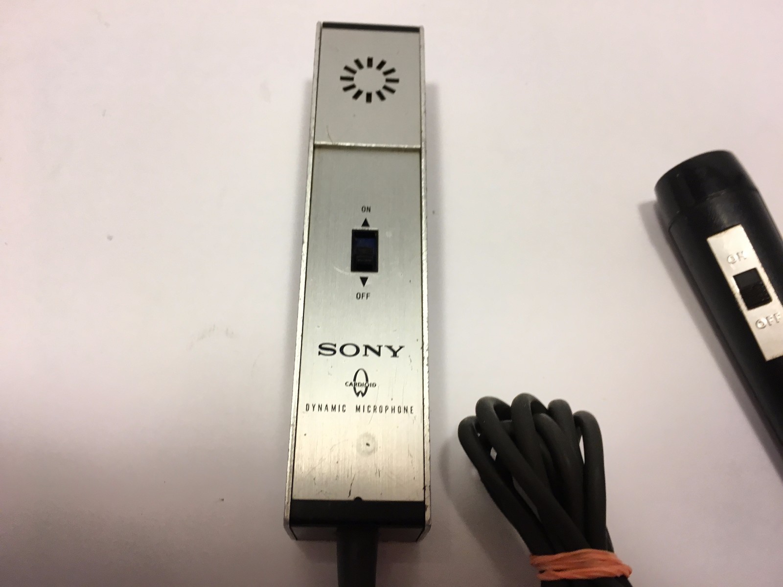 Vintage Sony Dynamic Microphone F-95 & F-97S Imp Low - Japan