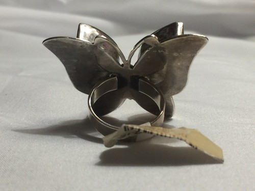 Beautiful Kingman Turquoise Butterfly Ring