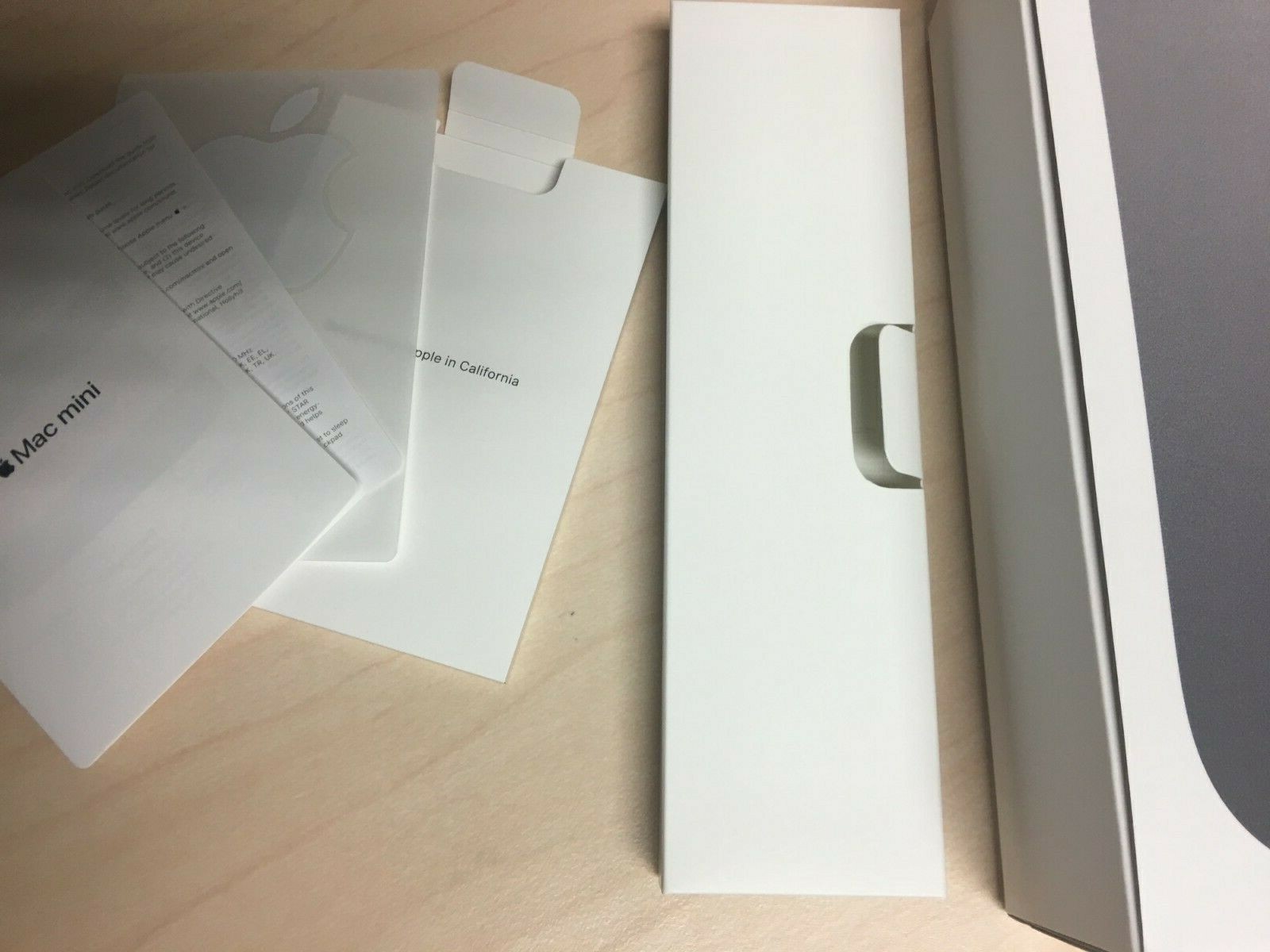 APPLE MAC MINI A1993 EMPTY BOX w/ apple stickers - Good condition