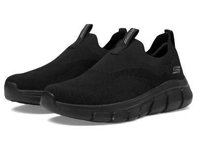 SKECHERS Bobs Sport ブラック スニーカー Skechers BOBS Relaxed Fit Sport Squad Chaos SR Slip-On