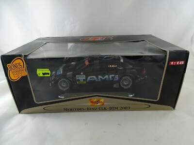 1:18 Maisto 38677 Mercedes Benz Clk-Dtm 2003 AMG Jean Alesi 10 Black