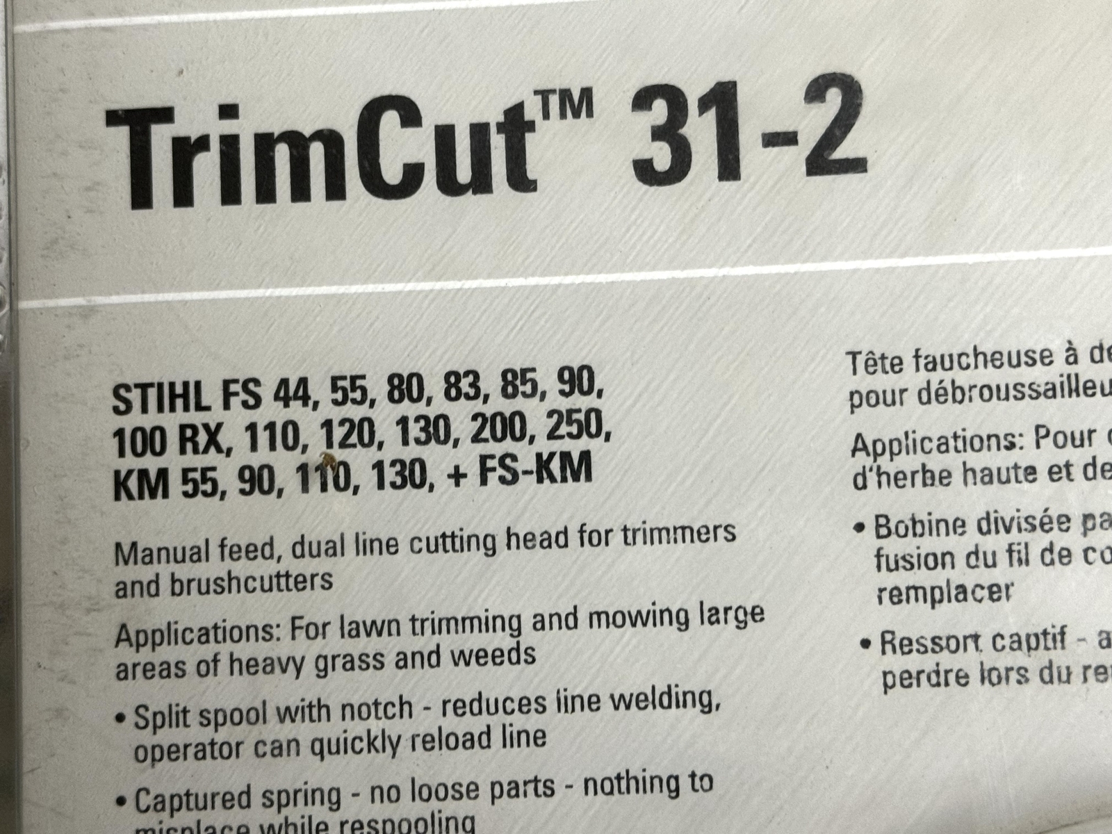 STIHL OEM TRIMCUT 32-2 / 31-2 MOWING HEAD 4002 710 2198 / 2156 FS 44 55 80 MORE - Picture 2 of 3