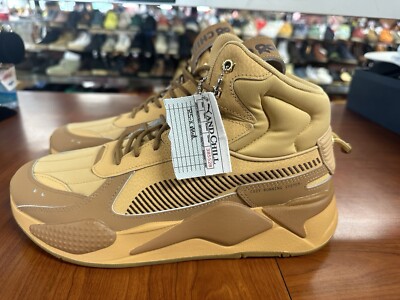 PUMA RS-X Mid Wheat And Chill 385528-01 Men's Sneaker Boot Size 10